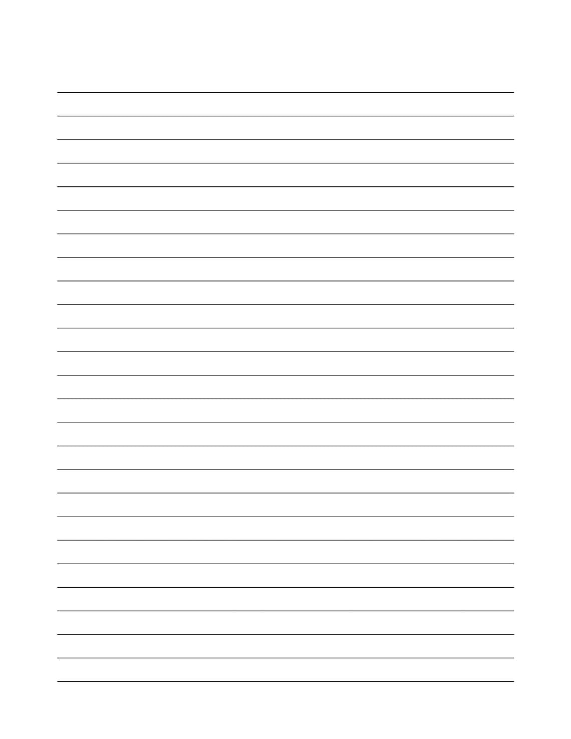 Printable Lined Paper, Lined Notes Printable, Lined Sheets Printable ...
