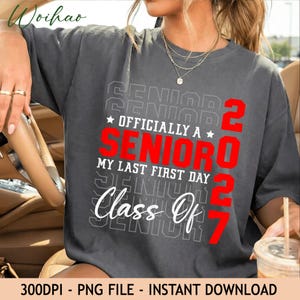 Senior 2027 Black Leopard PNG: Graduation Shirt Design, Varsity Senior Shirt Design, (Digital Download)