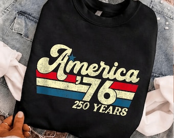 Estados Unidos 76 250 años PNG, diseño de sublimación del Día de la Independencia, estilo retro vintage 1776 2026, patriótico 4 de julio PNG (descarga digital)