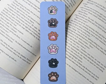 Handmade Double-sided Cat Paw Bookmarks | Cute Cat Bookmarks | Kawaii Bookmark | Gift for Book Lover