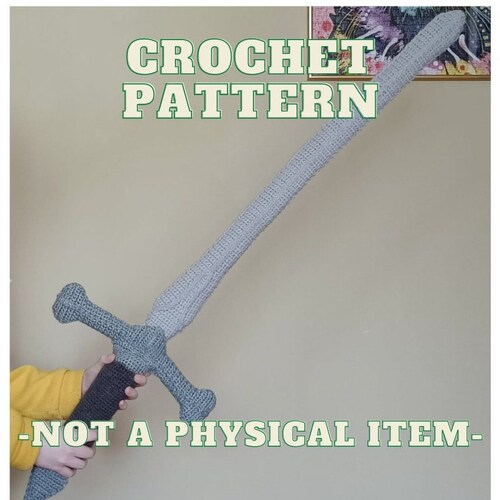 Simple Sword - Alleen haakpatroon - Digitale download - pdf