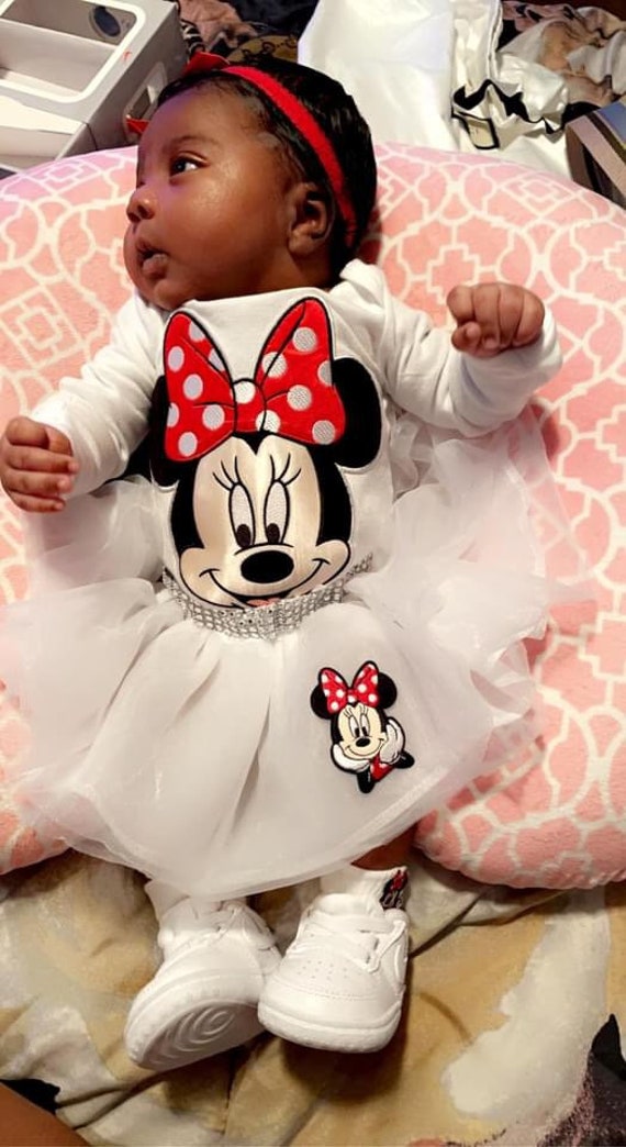 Minnie top mouse tutu