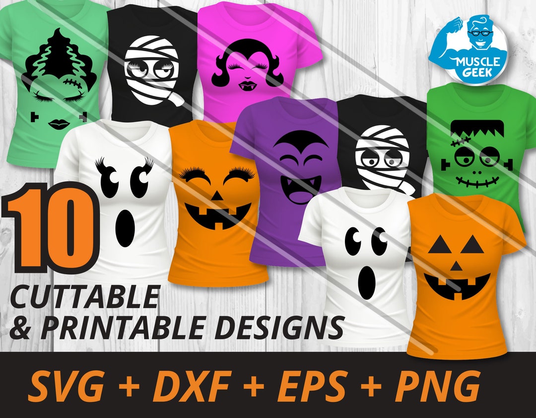 Halloween SVG Bundle Cricut Svg Dxf Png Eps 10 DESIGNS Pumpkin