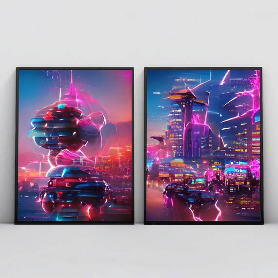 Abstract Wall Art for Home Abstract Art for Living Room Set Etsy