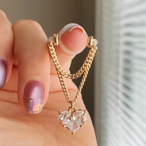No Piercing Nipple Jewelry,Fake Piercings Nipple Jewelry,Nipple Rings Nipple Earrings,Gift For Wife/couples/Husband Body Jewelry, Heart