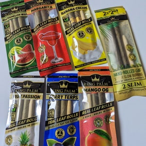 Pure natural king palm leaf variety Roll Combo-hand rolled Blunt