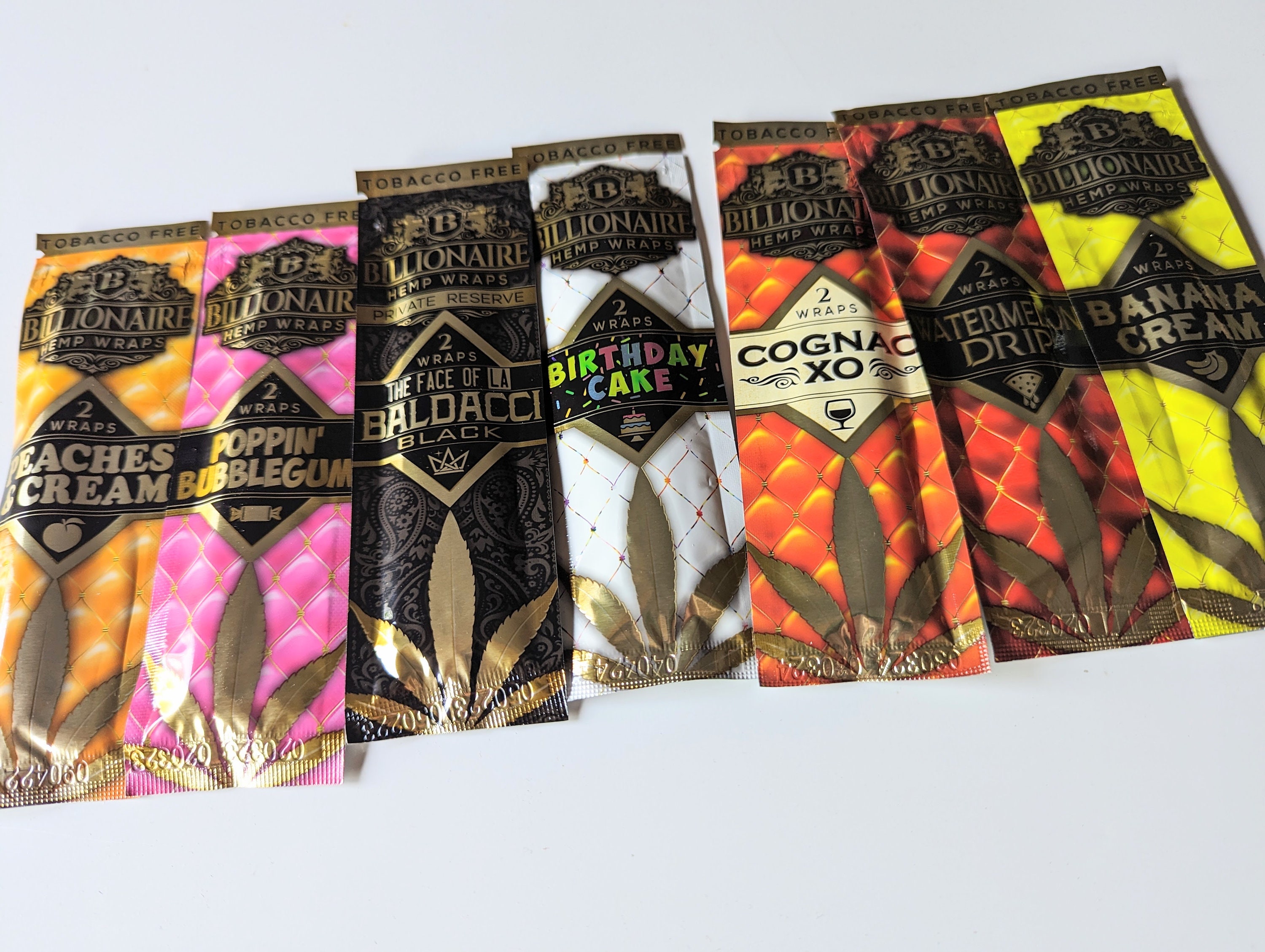 Billionaire Hemp Wraps - Variety Pack - Etsy Canada