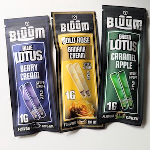 KING PALM Petal Prerolled Cone - Blue Lotus Cone- 2pk Pre-Rolled Cones - Handcrafted