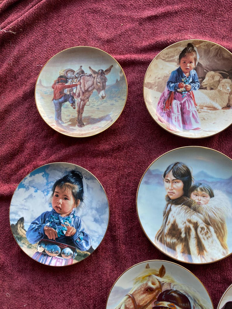 Lot 10 Perillo Collector Plates Pride of the American Indians - Etsy