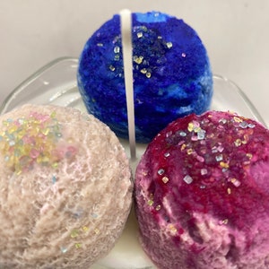Ice cream sundae candle, hand poured candle