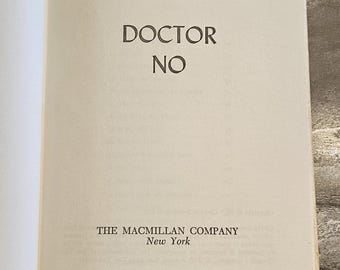 Doctor No von Ian Fleming – Erste US-Ausgabe 1958 – Macmillan – James Bond Hardcover