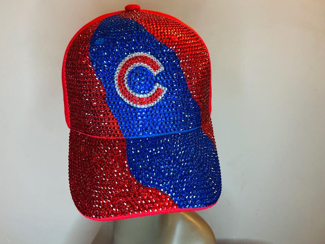 Rhinestone Cubs Logo Cap - Etsy