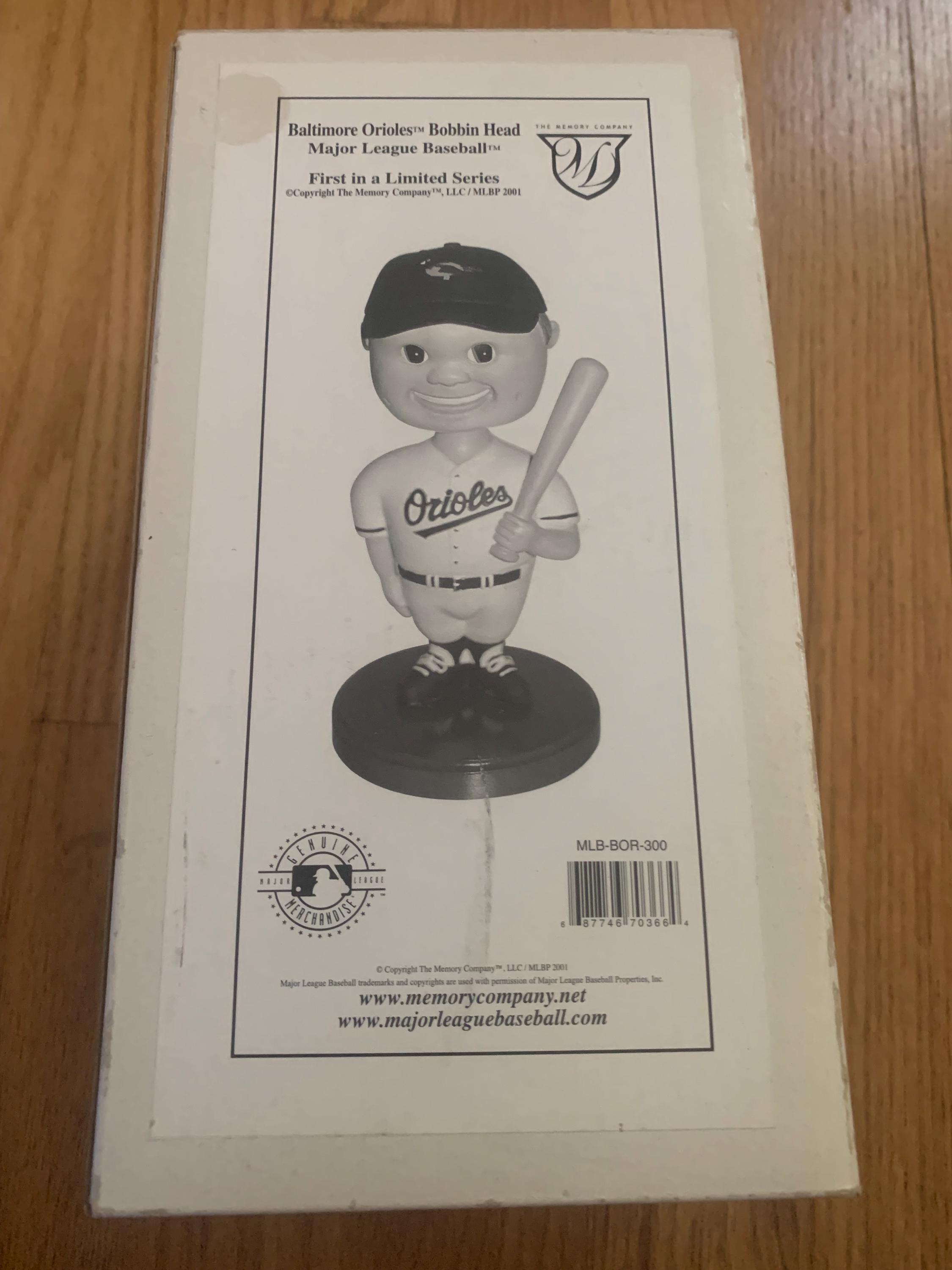 Vintage Baltimore Orioles Mascot Bobblehead, MLB, 2001, NIB - Etsy