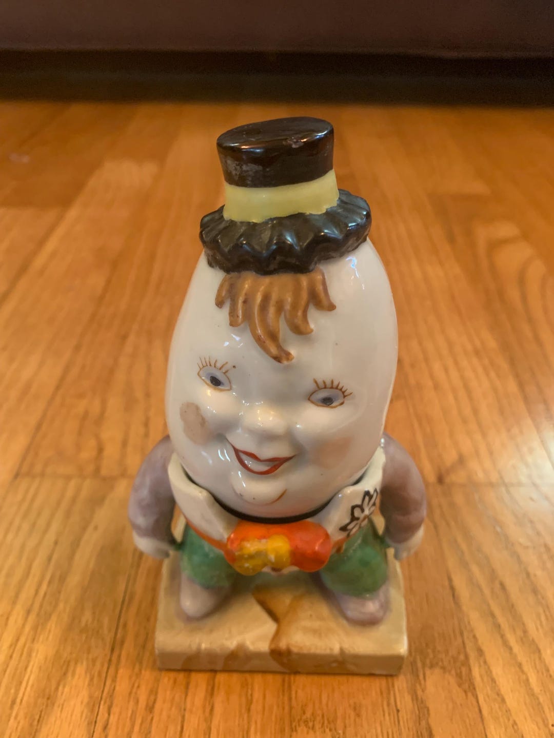 Humpty Dumpty, Two Piece Figurine, Vintage, Made in Occupied Japan, Pre ...