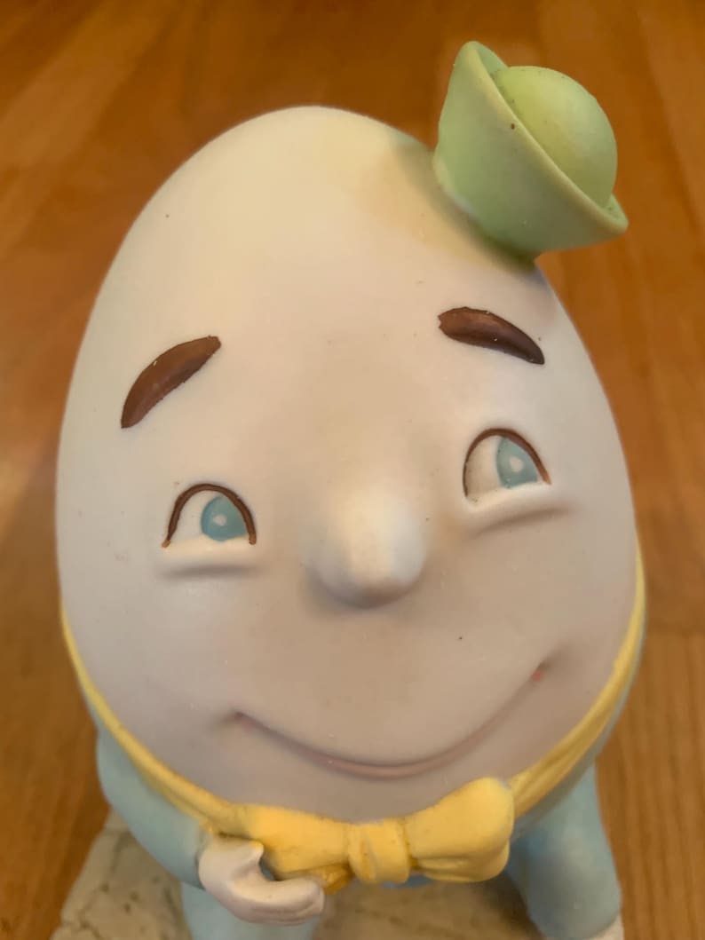 Green Humpty Humpty Dumpty Music Box, Humpty Sitting on the Wall, Pre-fall, Pre ...