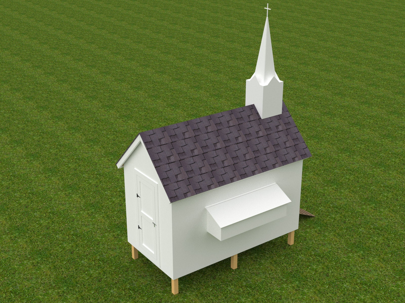 Chicken Coop Church Etsy