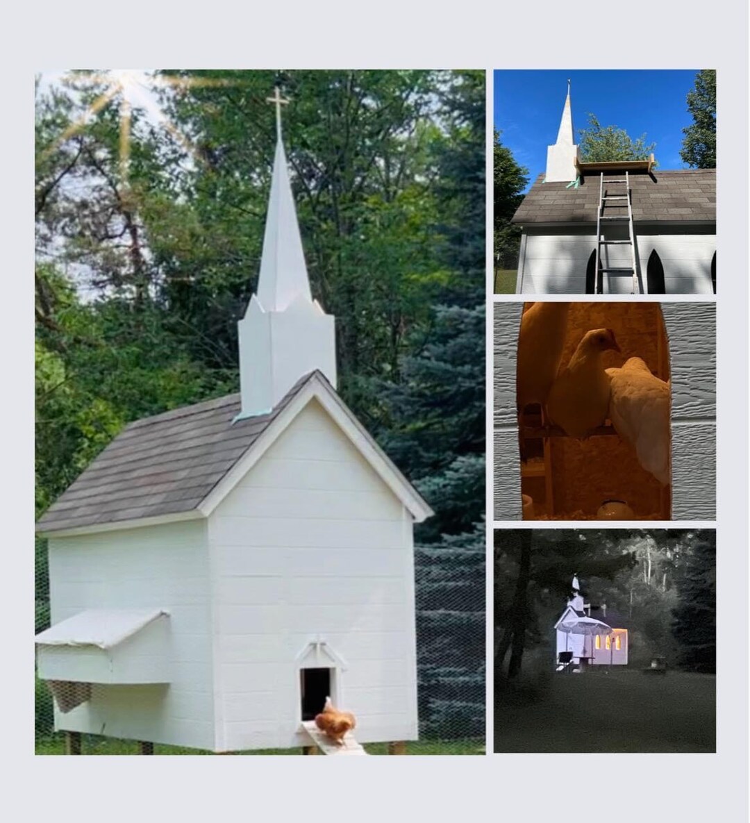 Chicken Coop Church Etsy