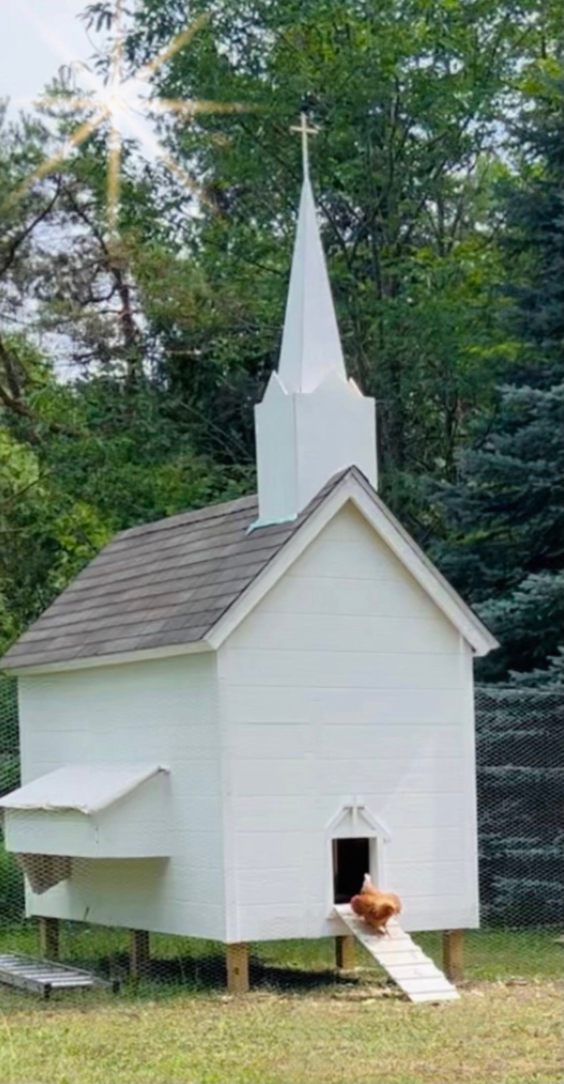 Chicken Coop Church Etsy