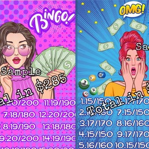 2 board bundle comic girls bingo board medium buy in