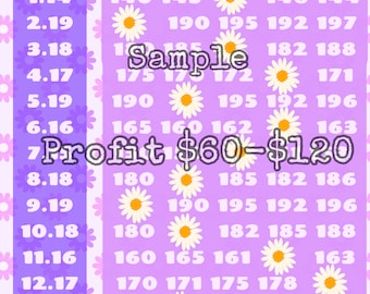 200 every row pyp bingo board with profit