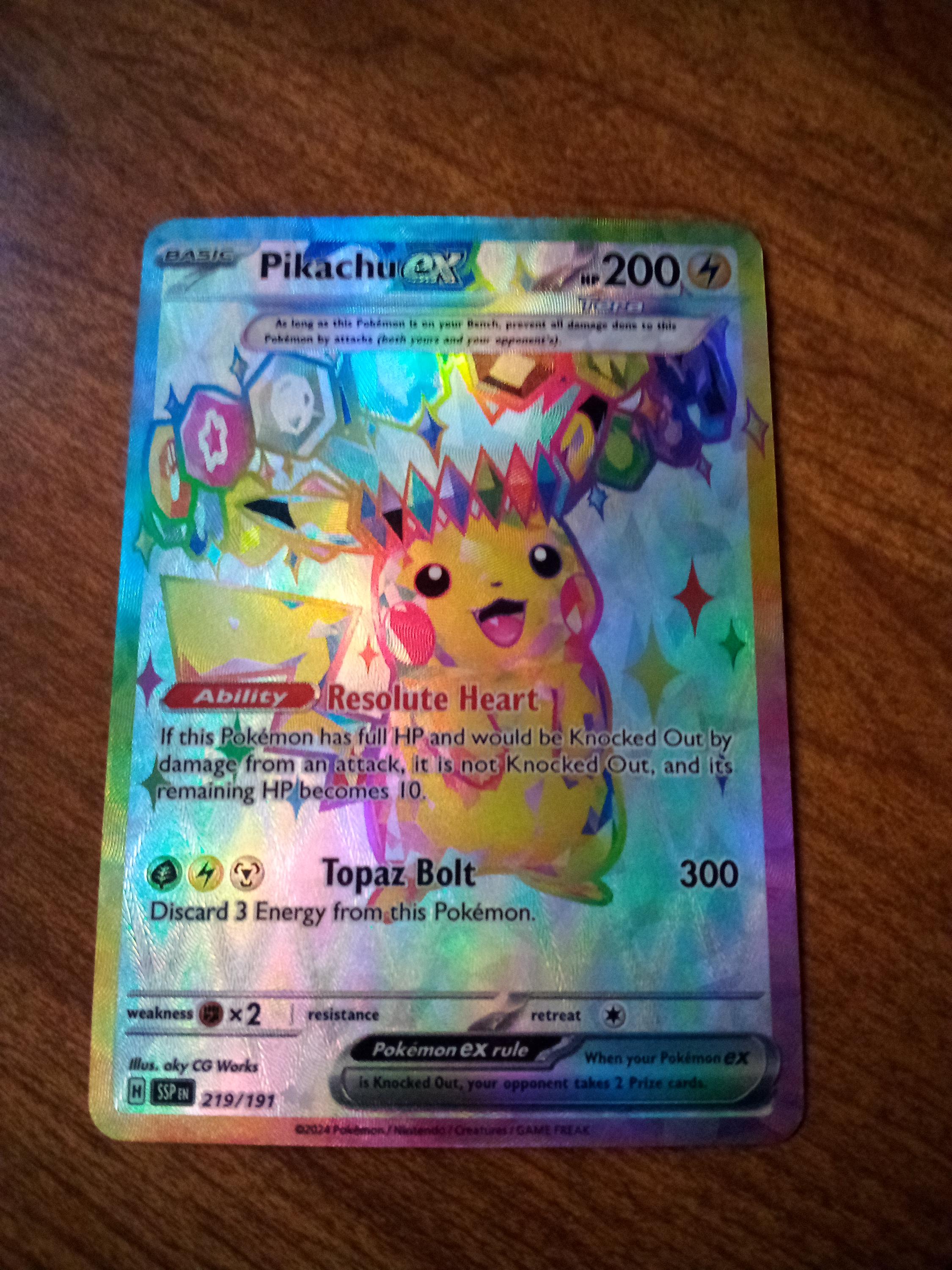 Special Illustration Rare Pikachu Ex Pokemon Cards English and