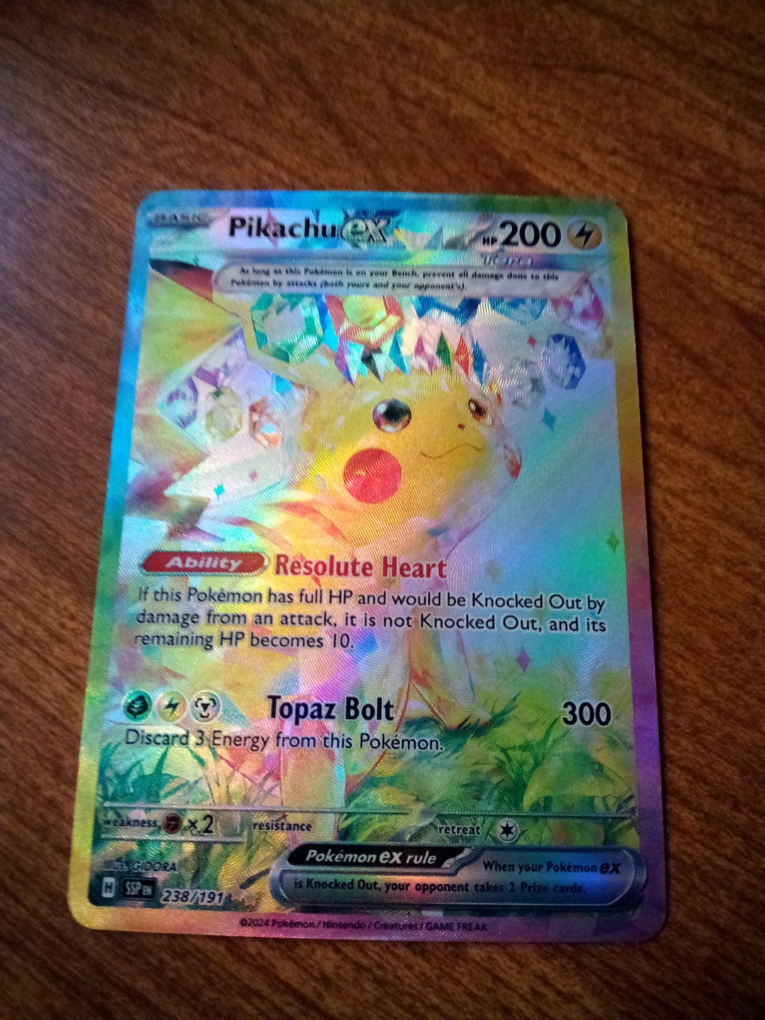 Special Illustration Rare Pikachu Ex Pokemon Cards English and