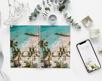 Minimalist Beach Bachelorette Itinerary, Bachelorette Party Invitation Template, Coastal Theme, Printable, Bachelorette Weekend, Modern