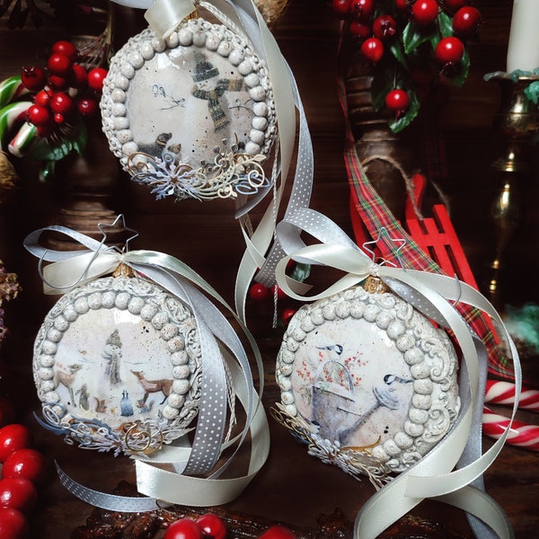 Handmade Ornaments Christmas - Etsy