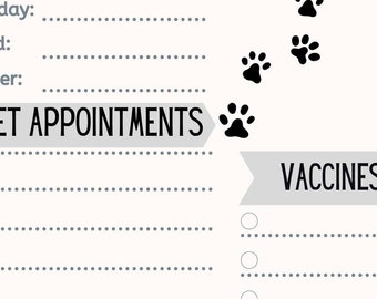 Puppy Health Record