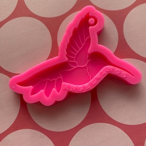 Hummingbird resin mold, Bird charm, Animal mold, Keychain mold, Craft supply, Kawaii bird, Cute animal, Bird watcher gift, Crested swift