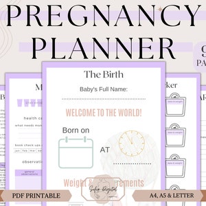 Pregnancy Journal, maternity planner, pregnancy journal printable, pregnancy journal gender neutral, self care planner, new mom care package