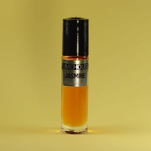 Jasmine Perfume Oil - Alcohol Free Fragrance Oil - Scented Rollerball Body Oil - Uncut Roll On Perfume Oil