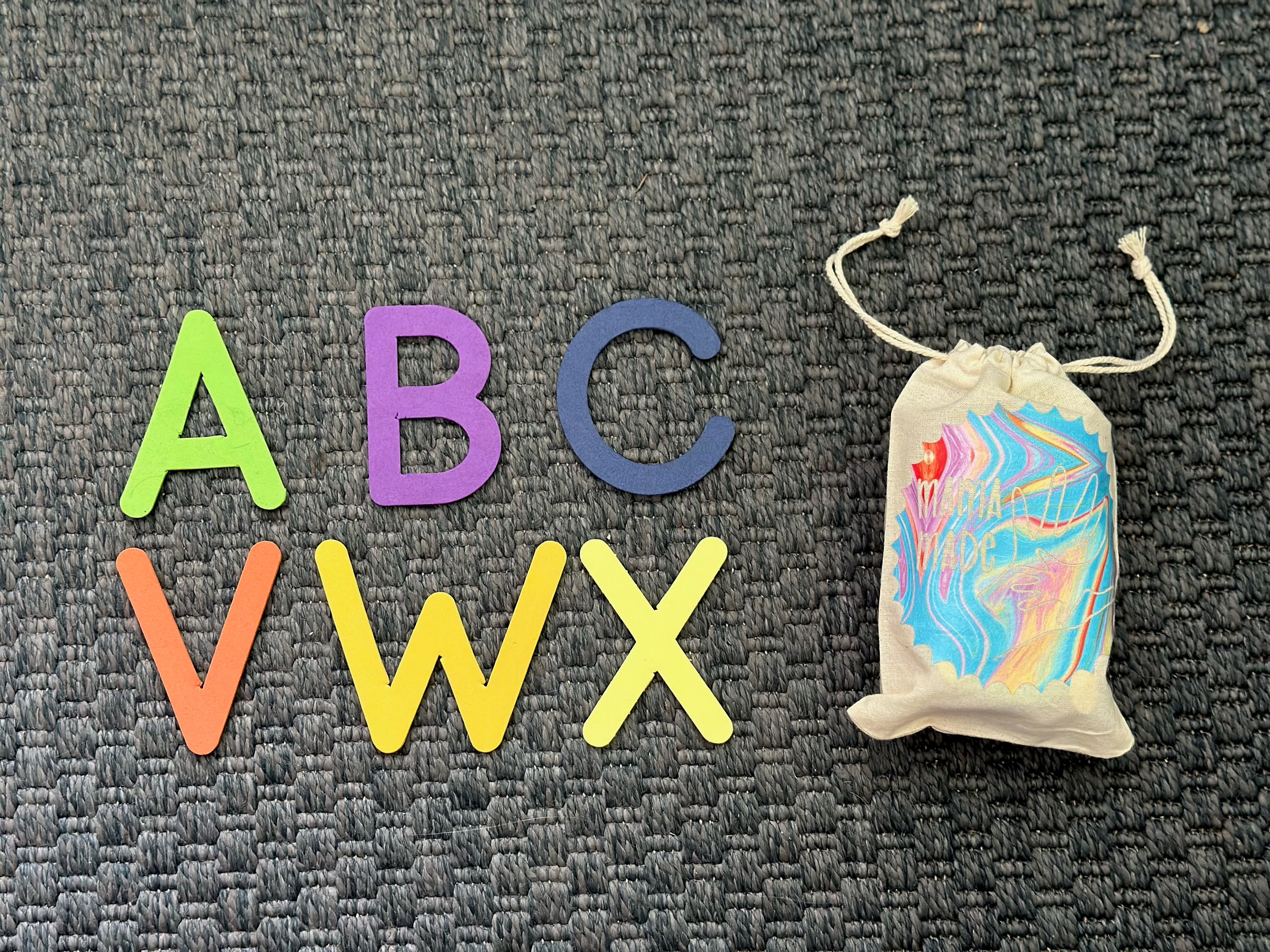 Foam Alphabet, Rainbow Foam Letters, - Etsy