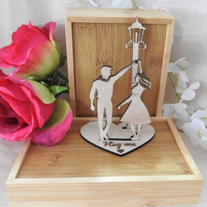 3D Wooden Engagement / Wedding Cards