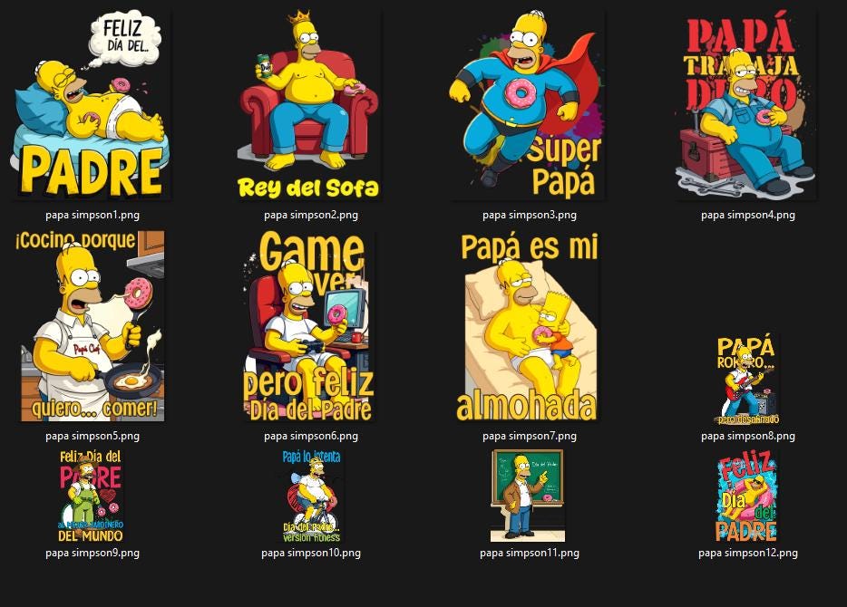 Homer Simpson Father's Day