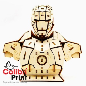 Drewniany mdf Iron Man | PLIK CYFROWY | Plik cyfrowy