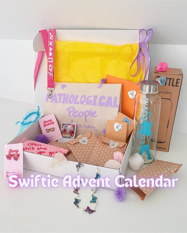 Swiftie advent calendar Taylor advent calendar teen advent calendar swiftie christmas swiftie gift 13 days advent calendar image 1