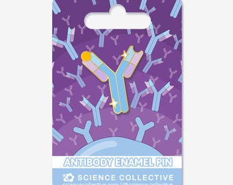 Antibody enamel pin | Immunology pin for immunologists | Biology pins