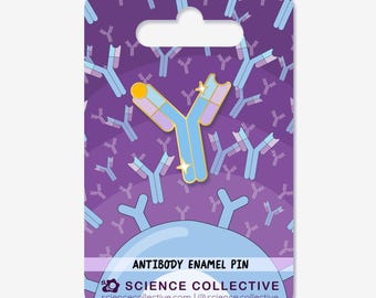 Antibody enamel pin
