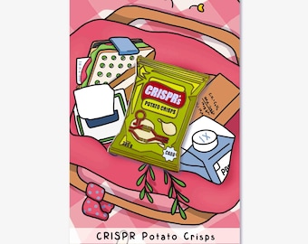 CRISPR Potatischips emaljnål