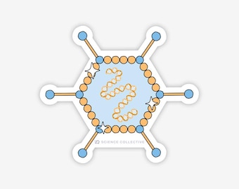 Adenovirus Sticker | Virology sticker for virologists and microbiologists