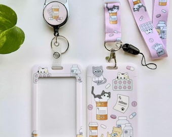 Apotekskortshållare med katter