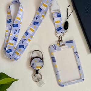 Portatarjetas para micropipeta / Lindo portatarjetas de biología molecular, cordón, portatarjetas / Regalo para bioquímicos, técnicos de laboratorio médico