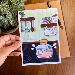 Stove-top Luria Broth art print | Microbiology science art | Laboratory Bacteriology Microbiology Immunology Biochemistry Research