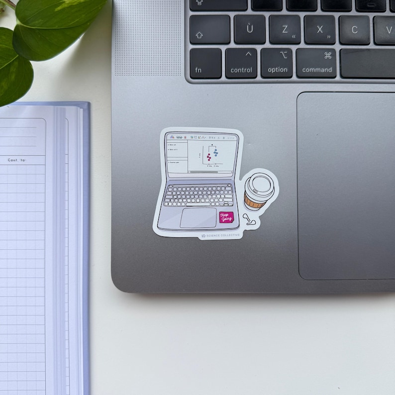 Coffee & Data Vinyl Sticker