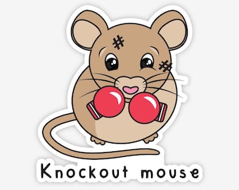 KO Maus Vinyl Sticker
