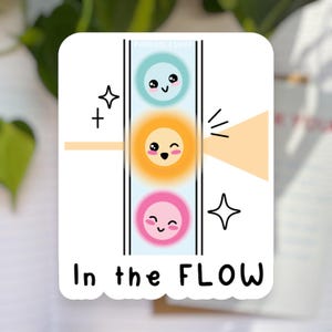 Flow Cytometry Vinyl Sticker | Immunology, Molecular and Cellular Biology Gift for Students, Researchers & Scientists | Notebook Laptop