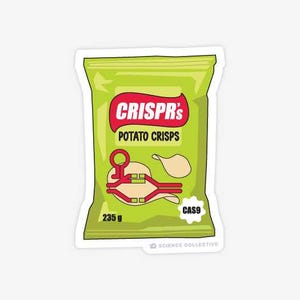CRISPR Potato Crisps Vinyl Sticker