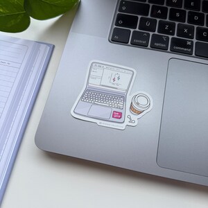 Coffee & Data Vinyl Sticker