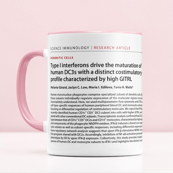 Custom Publication Mug | Personalized Gift for PhD Students and Scientists
